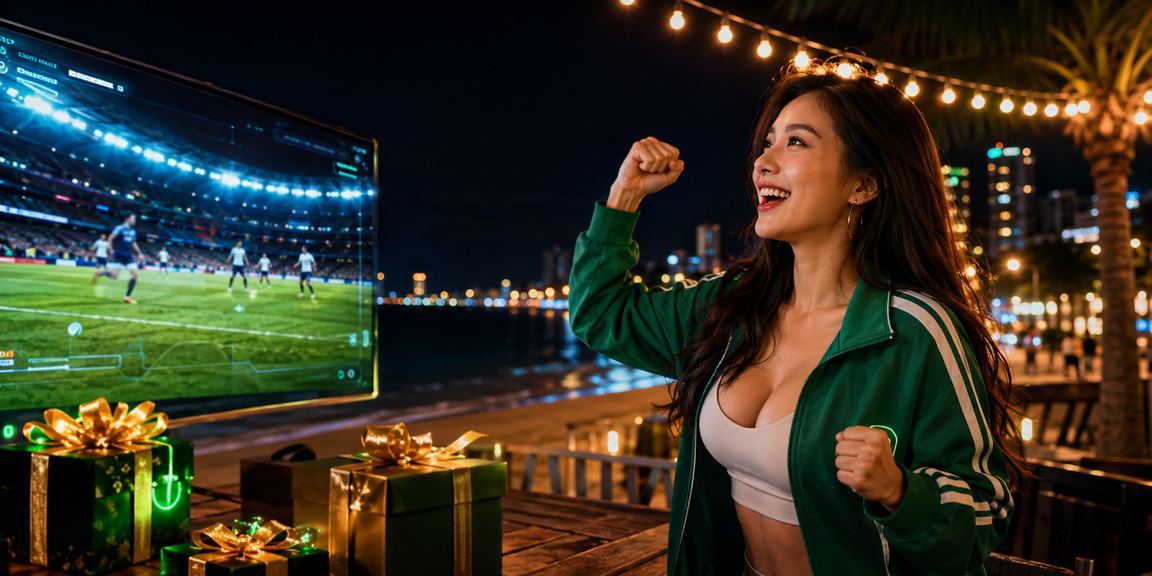 Người chơi xem voucher cá cược tại bãi biển Nha Trang trên điện thoại di động