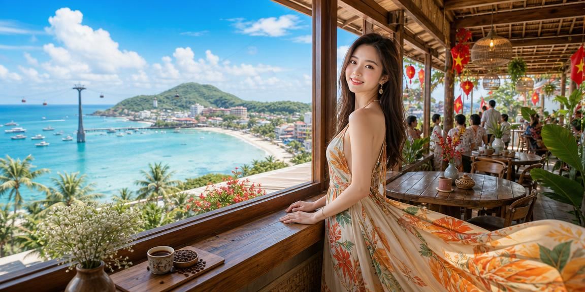 Người chơi thể thao tại Phú Quốc trong quán cà phê