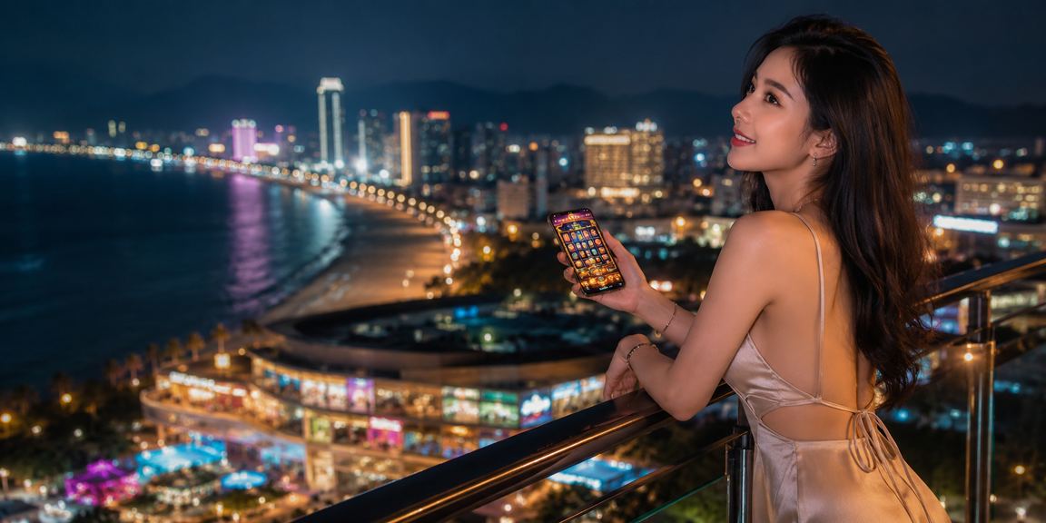Người chơi tại Quy Nhơn tham gia slot game trực tuyến với giao diện tiếng Việt